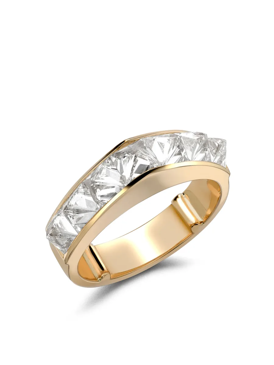 кольцо RockChic из желтого золота с бриллиантами 2