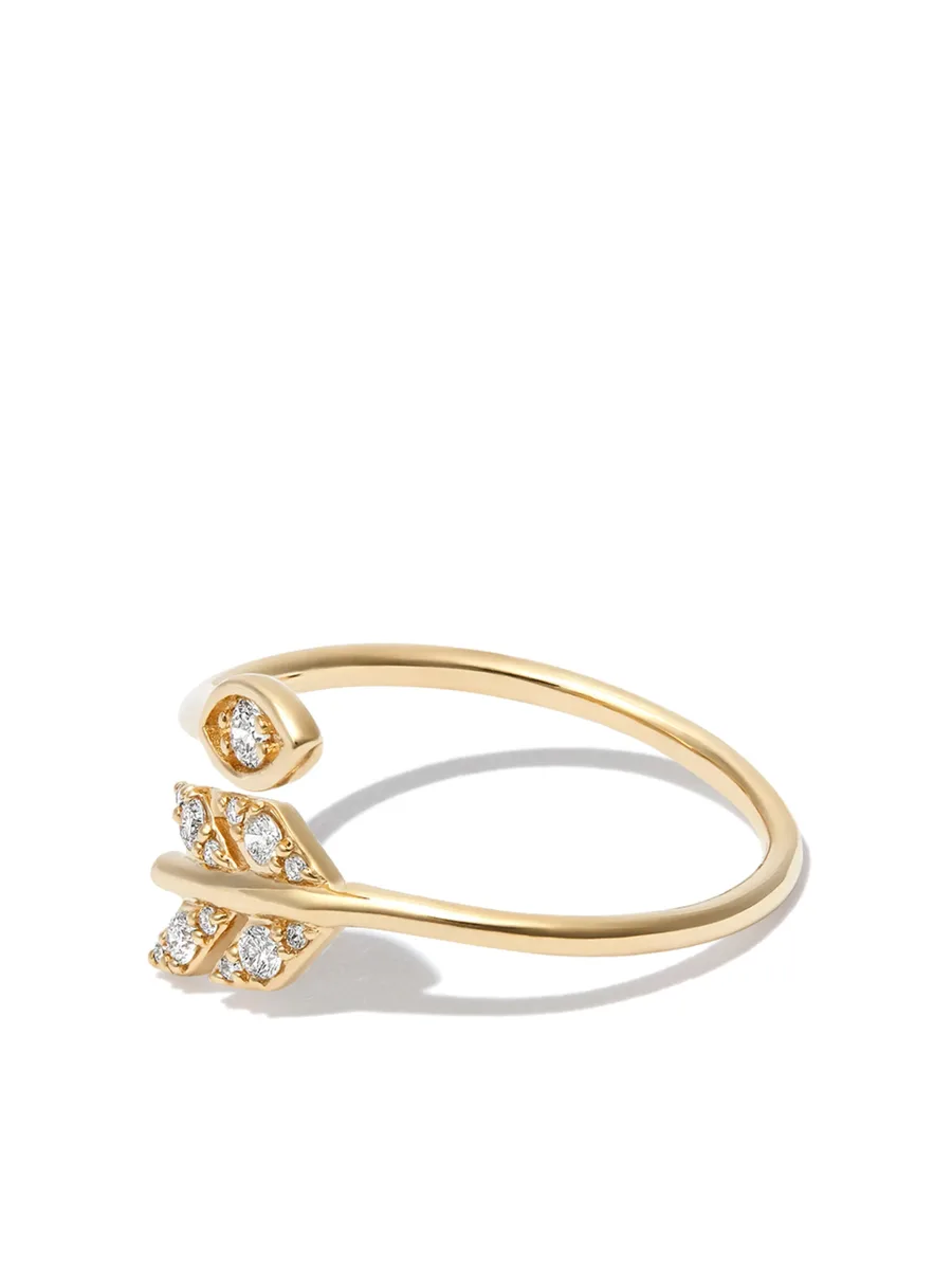 14kt yellow gold Marquis diamond ring 2