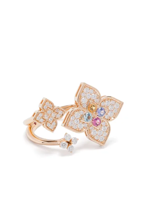 кольцо Venetian Princess из розового золота с камнями