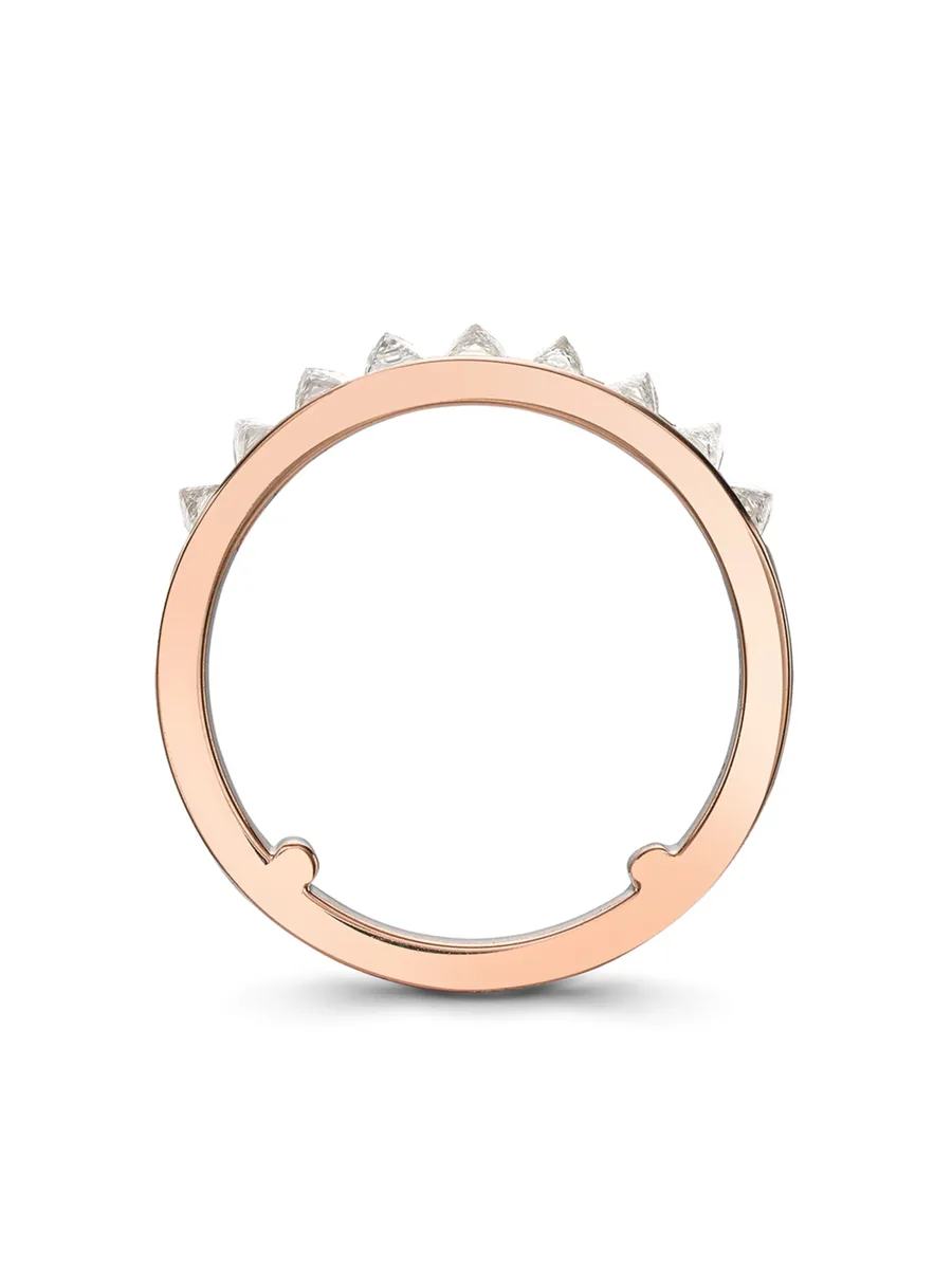 кольцо RockChic из розового золота с бриллиантами 6