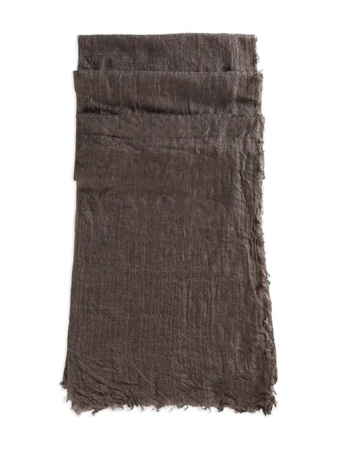 frayed-edge scarf