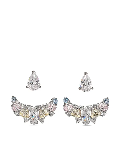 серьги Twinkle Ear-Jacket из белого золота
