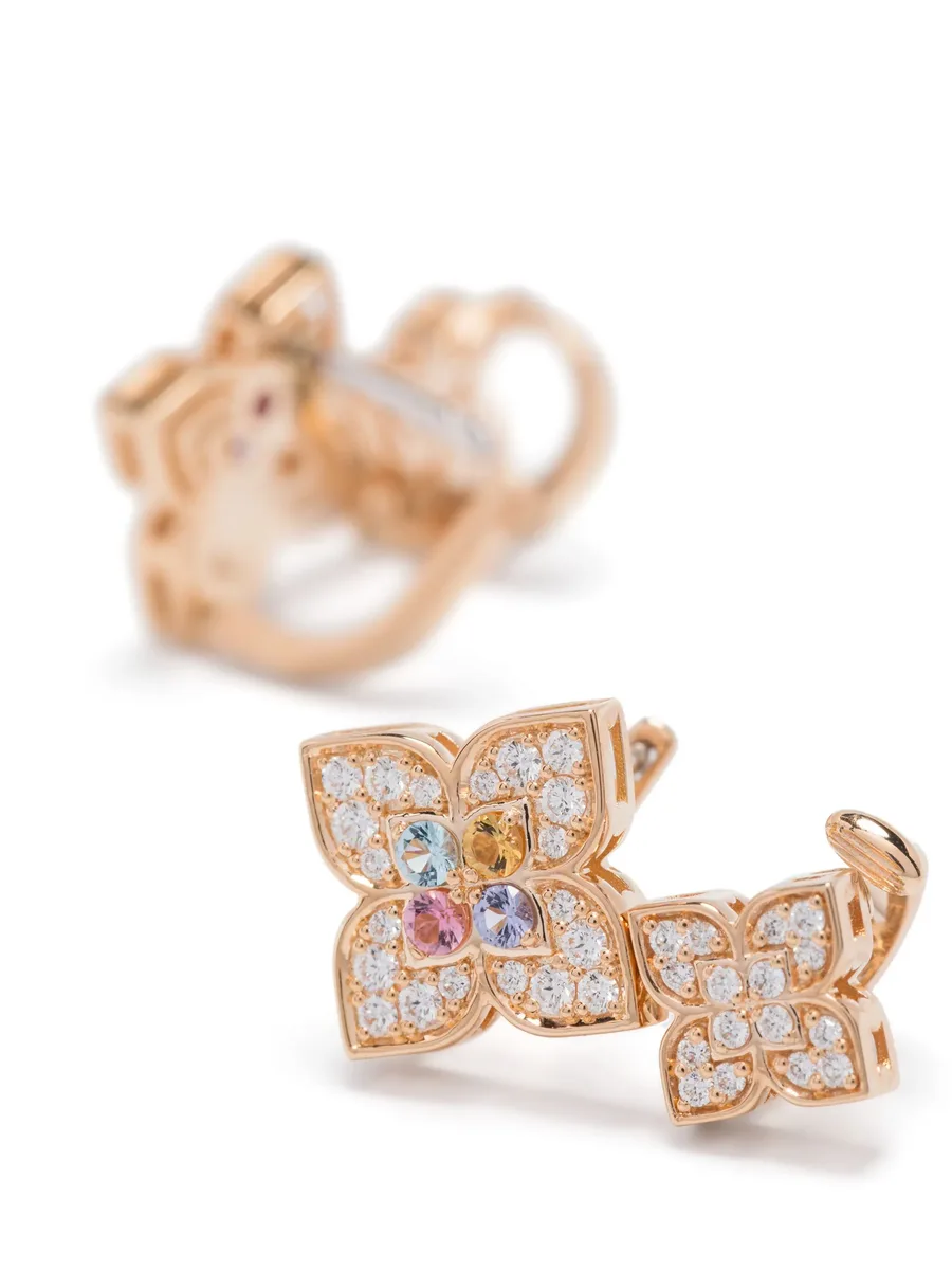 серьги Venetian Princess из розового золота с камнями 6
