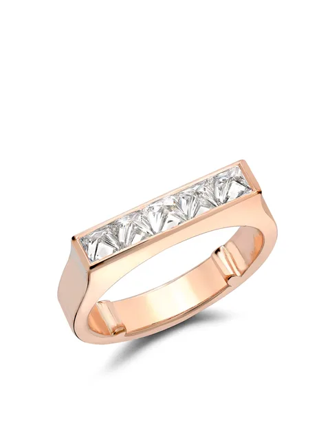 кольцо RockChic из розового золота с бриллиантами