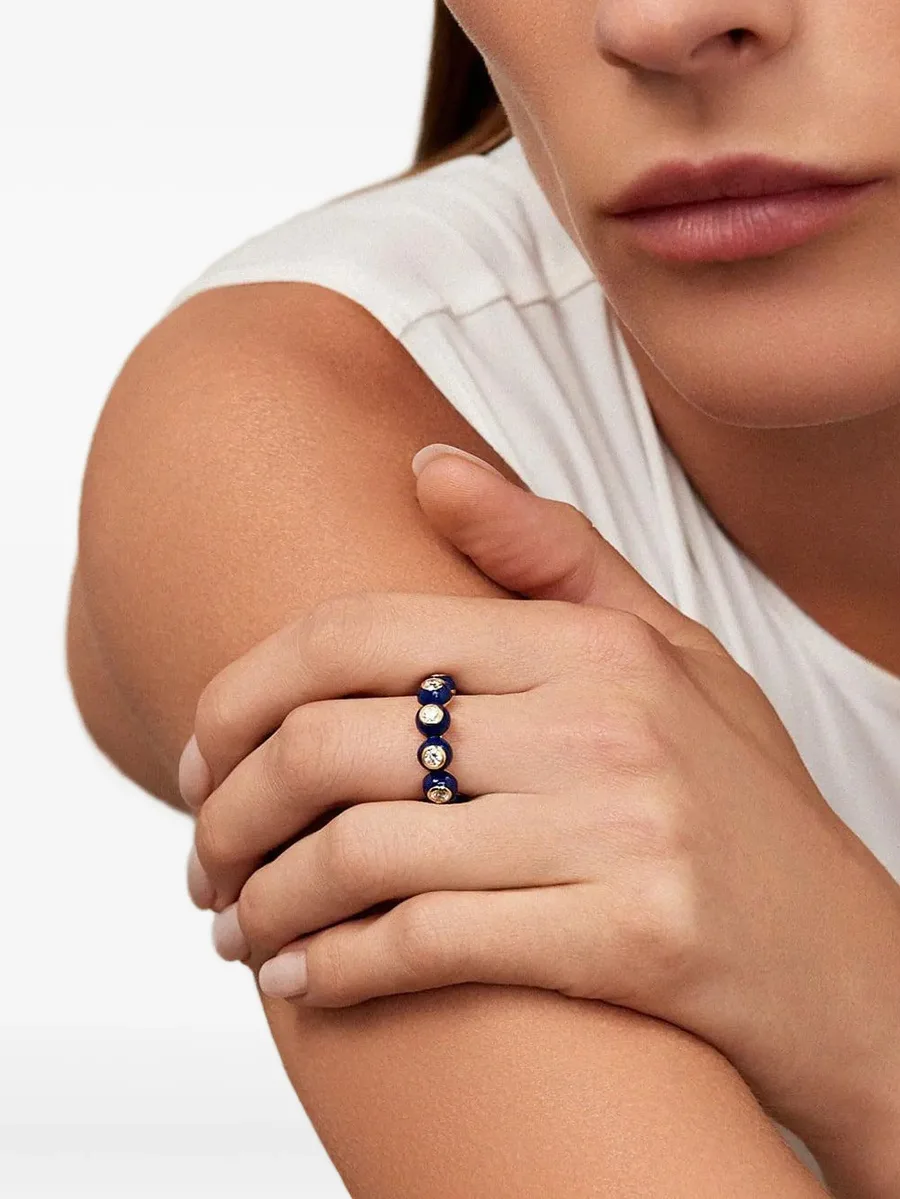 кольцо Audrey Diamond Eternity из желтого золота 6