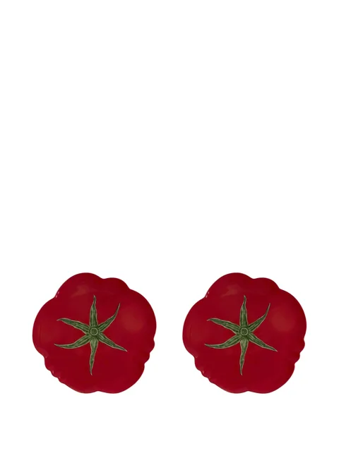 Tomate pizza plate (set of two)