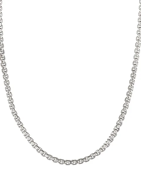 колье Box Chain из желтого золота и серебра