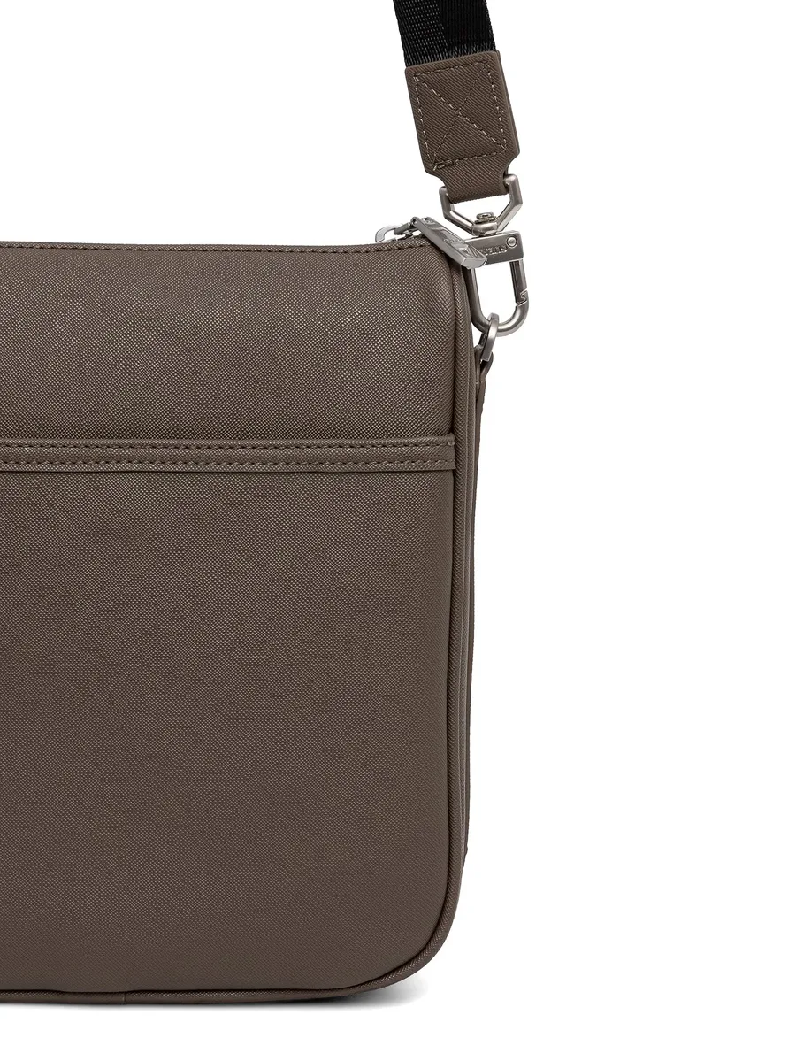 Milano logo-plaque zip messenger bag 6