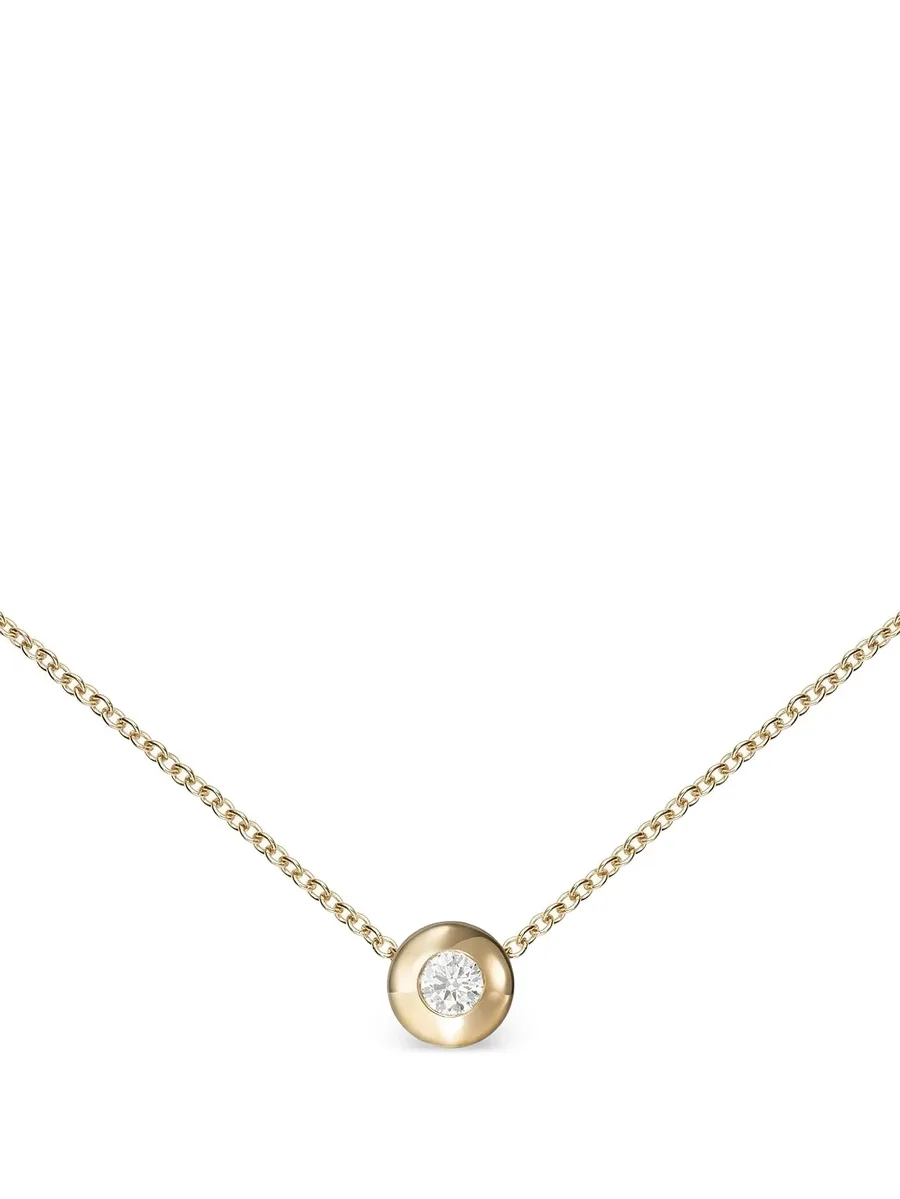 колье Audrey Diamond Pendan из желтого золота с бриллиантами 2
