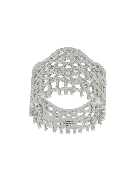 кольцо Vintage Lace из белого золота с бриллиантами