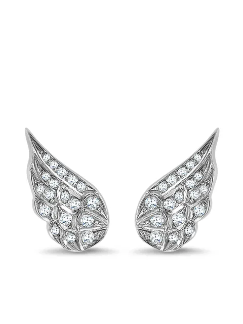 серьги Tiara из белого золота с бриллиантами