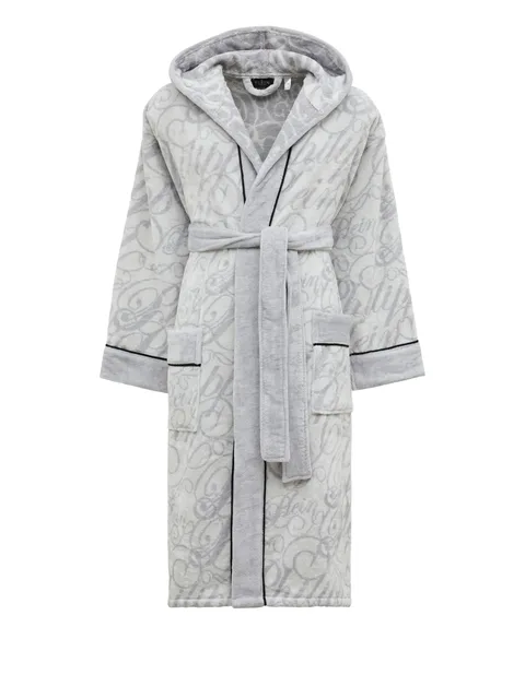 Signature hooded bath robe