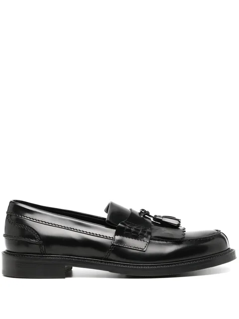 leather loafers
