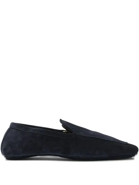suede loafers