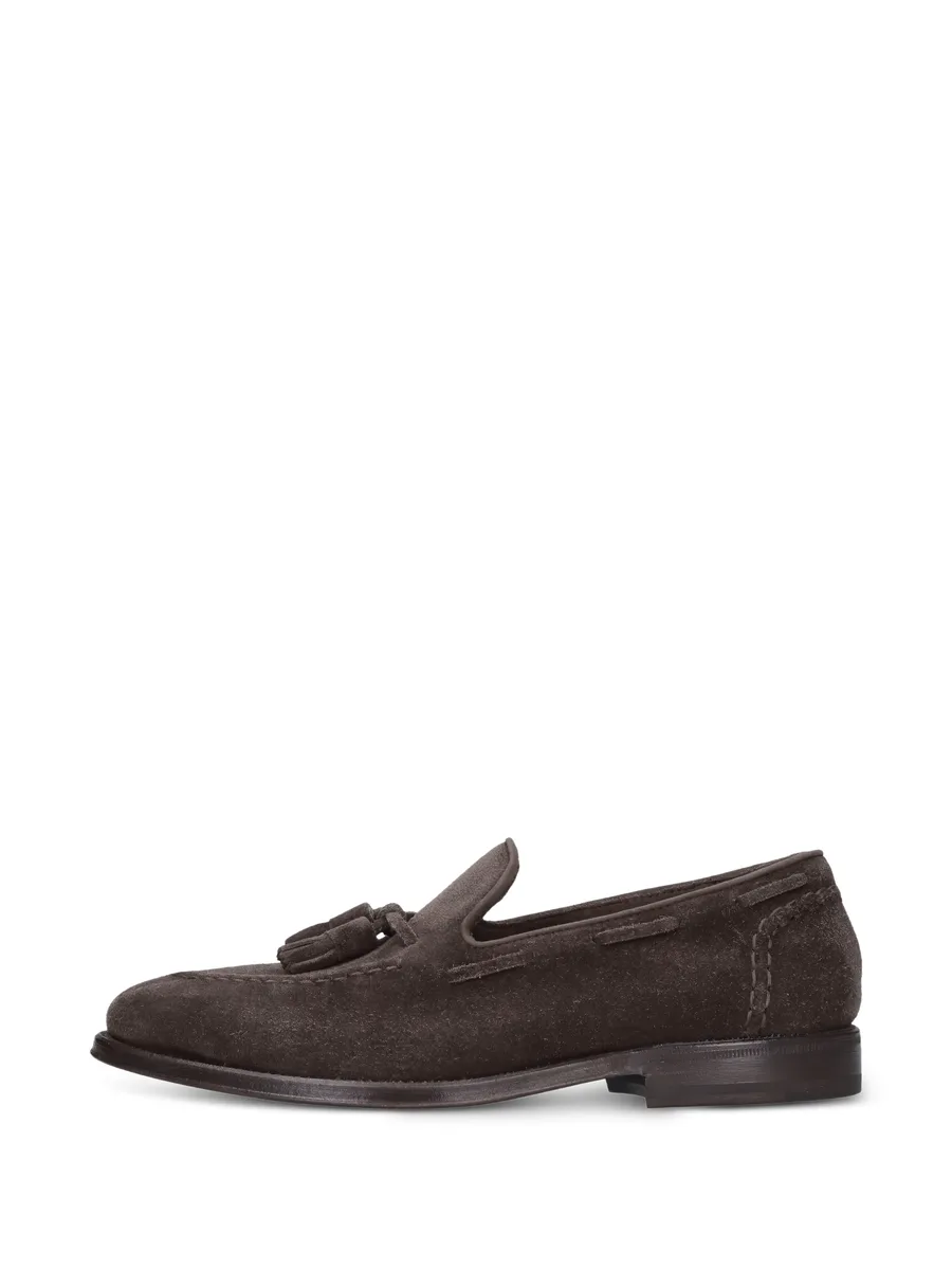 tassel-detail whipstitch loafers 2