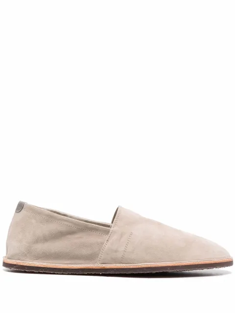 round-toe loafers