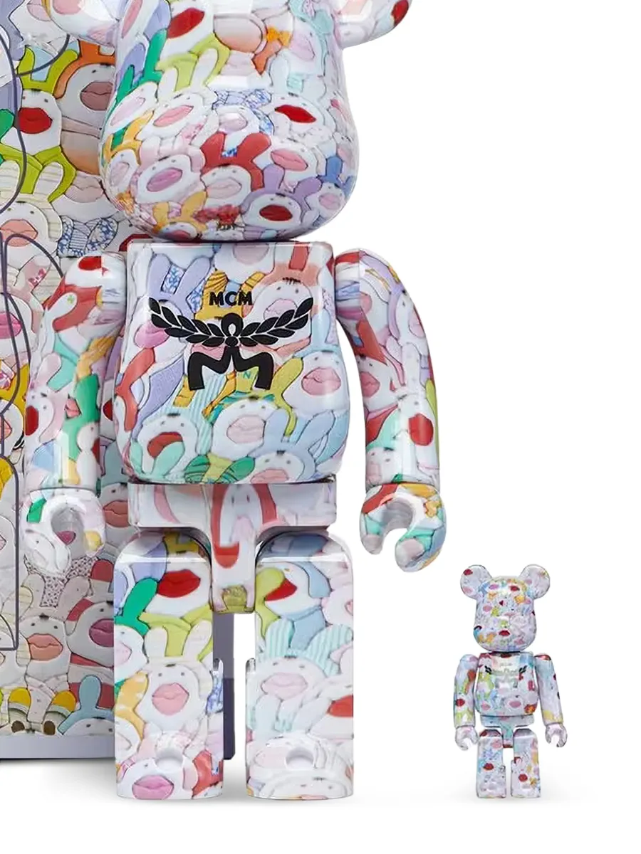 x Be@rbrick graphic-print figure set 4