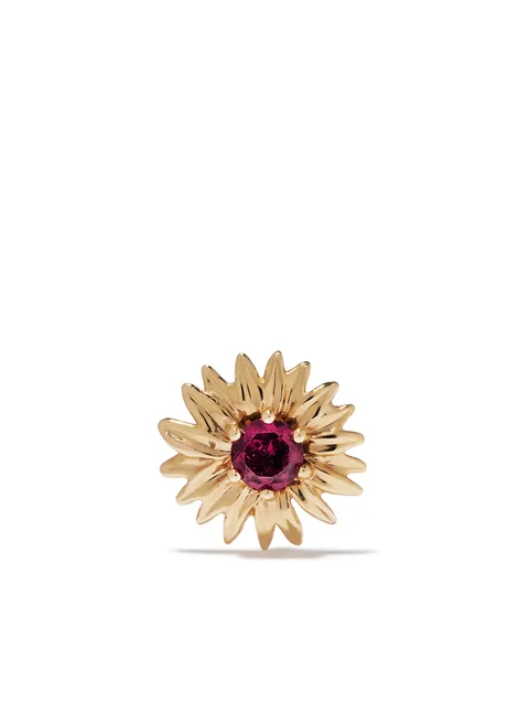 серьга Bouquet из желтого золота