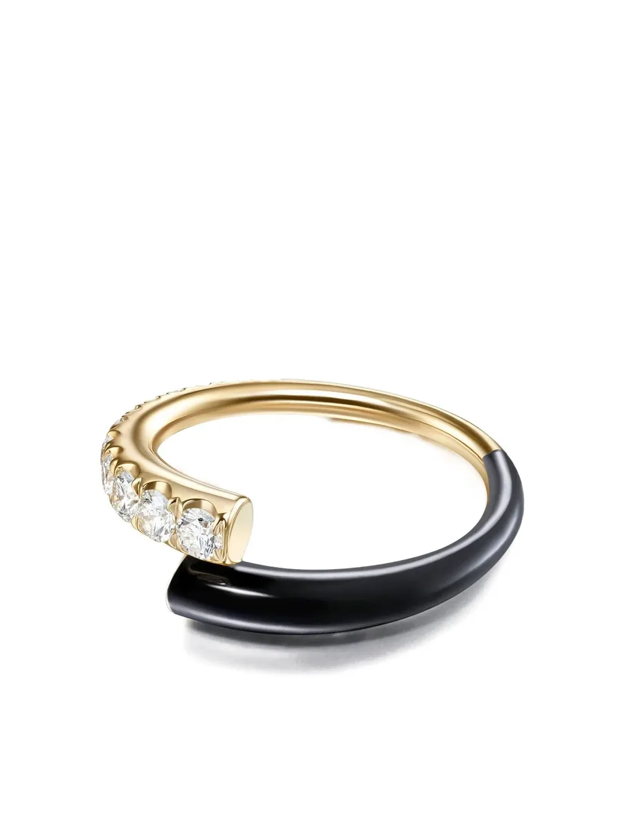 кольцо Black Lola Diamond из желтого золота 6