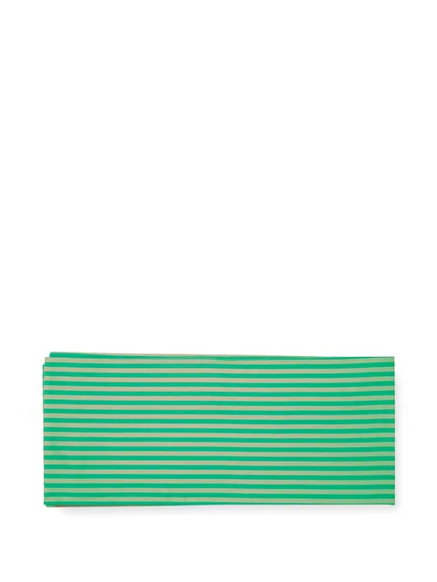 striped tablecloth