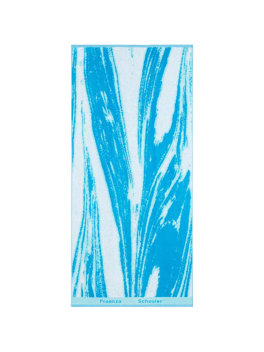 abstract-print towel 2