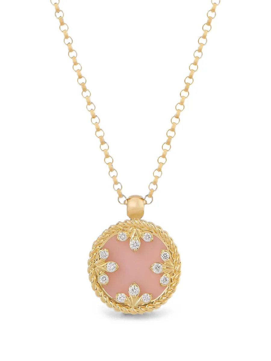 колье Venetian Medallions с опалом и бриллиантами 7