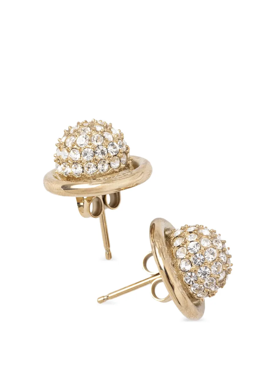 серьги Orb с кристаллами 4
