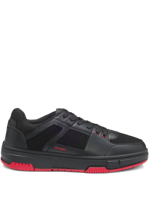 panelled sneakers