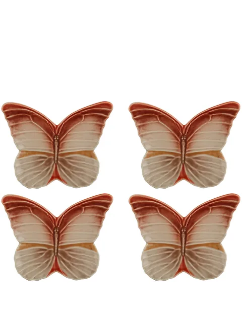 набор Cloudy Butterflies из четырех десертных тарелок