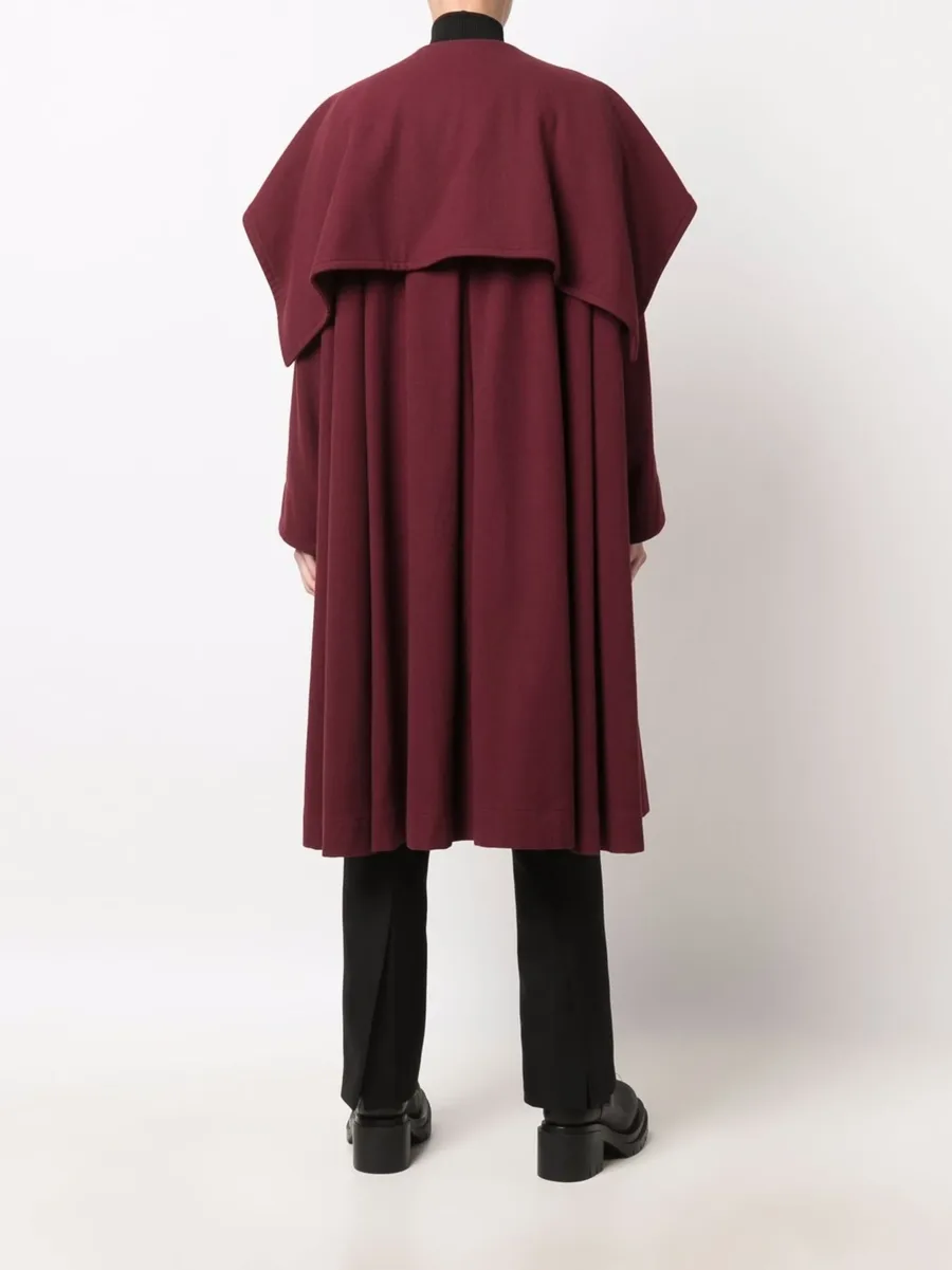 1980s oversized pleated coat 8