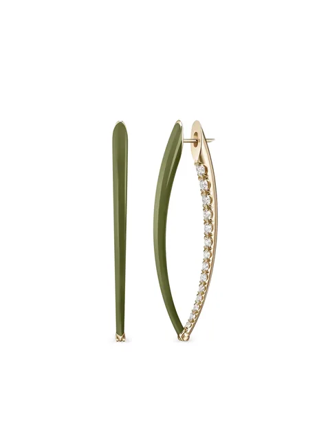 серьги Cristina из желтого золота с бриллиантами