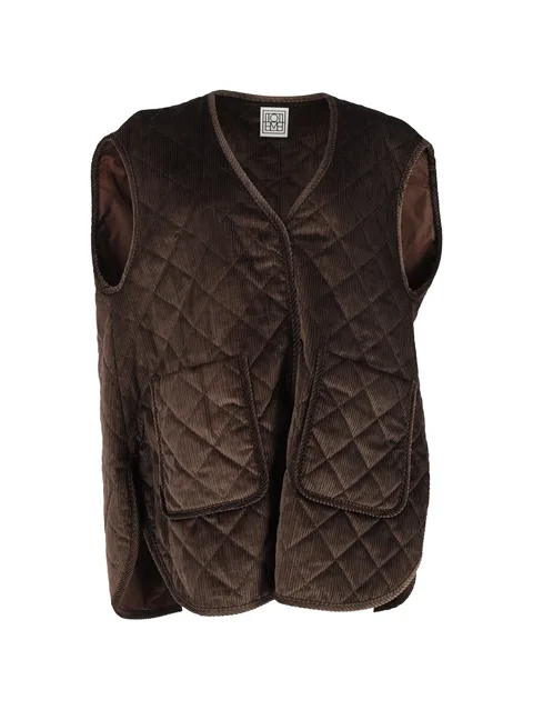 quilted corduroy vest