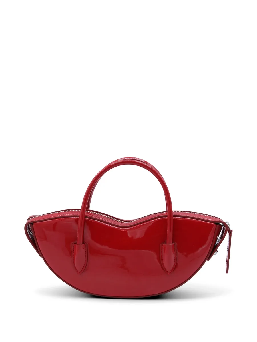 handles zip leather shoulder bag 4