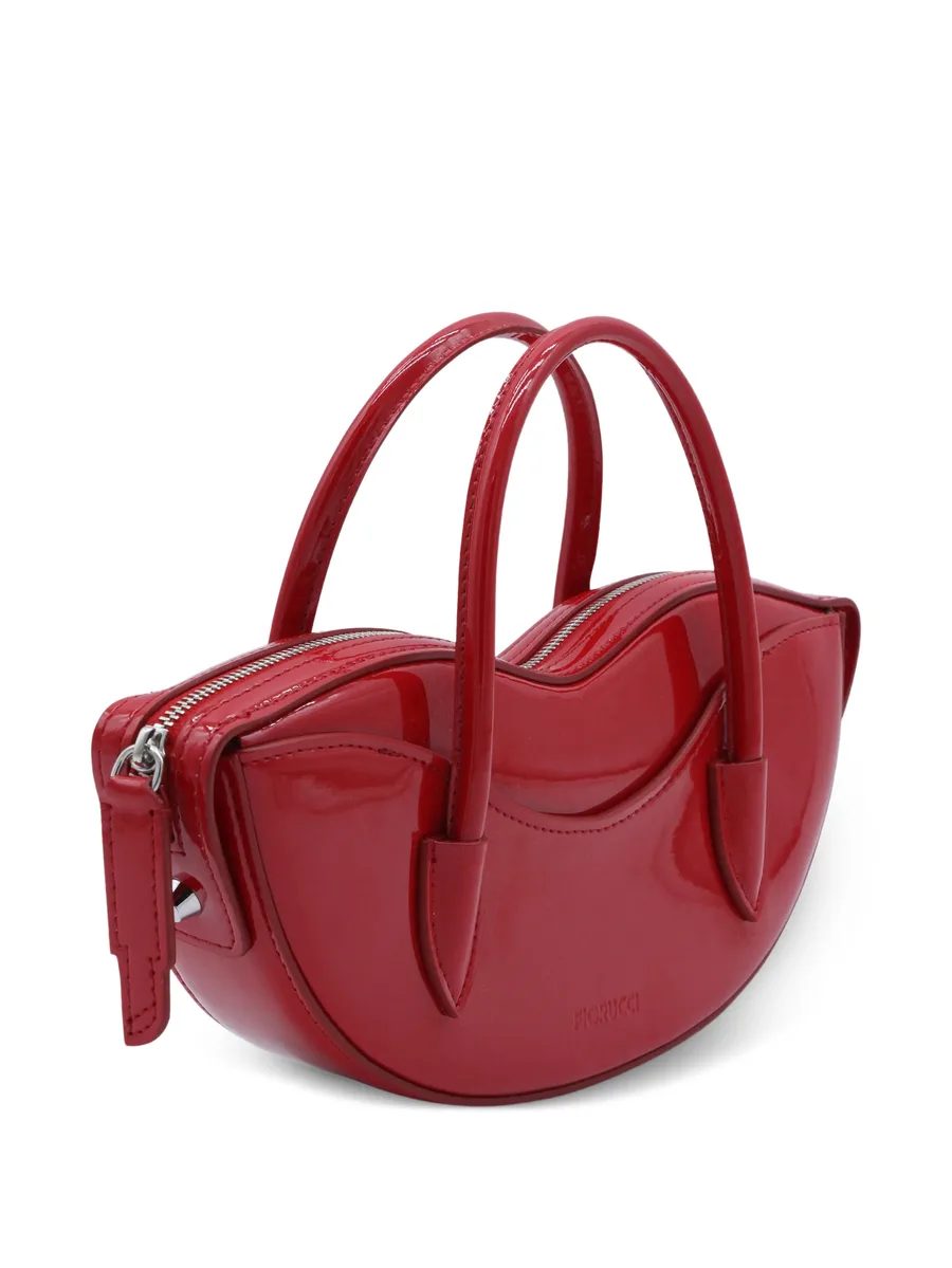 handles zip leather shoulder bag 5