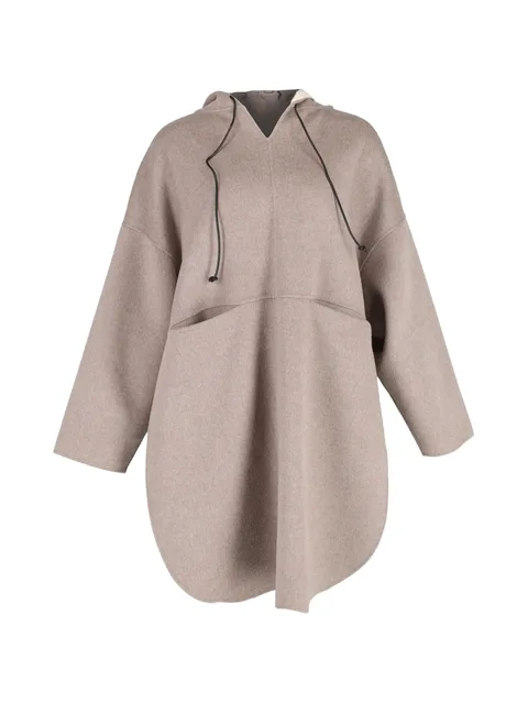 hooded coat