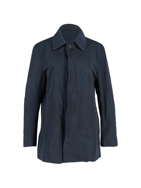 collar button coat