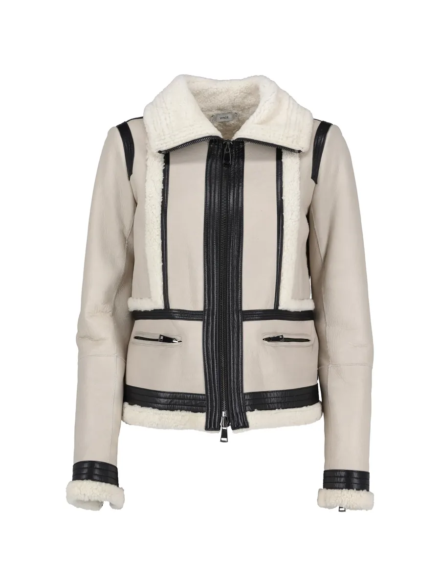 shearling leather coat 1