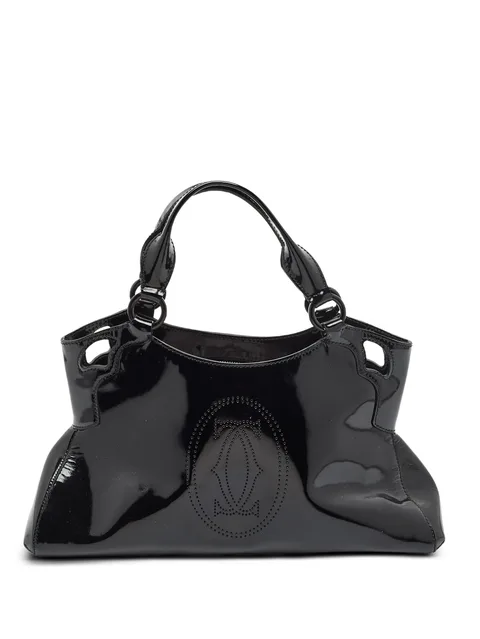 Marcello patent leather tote bag
