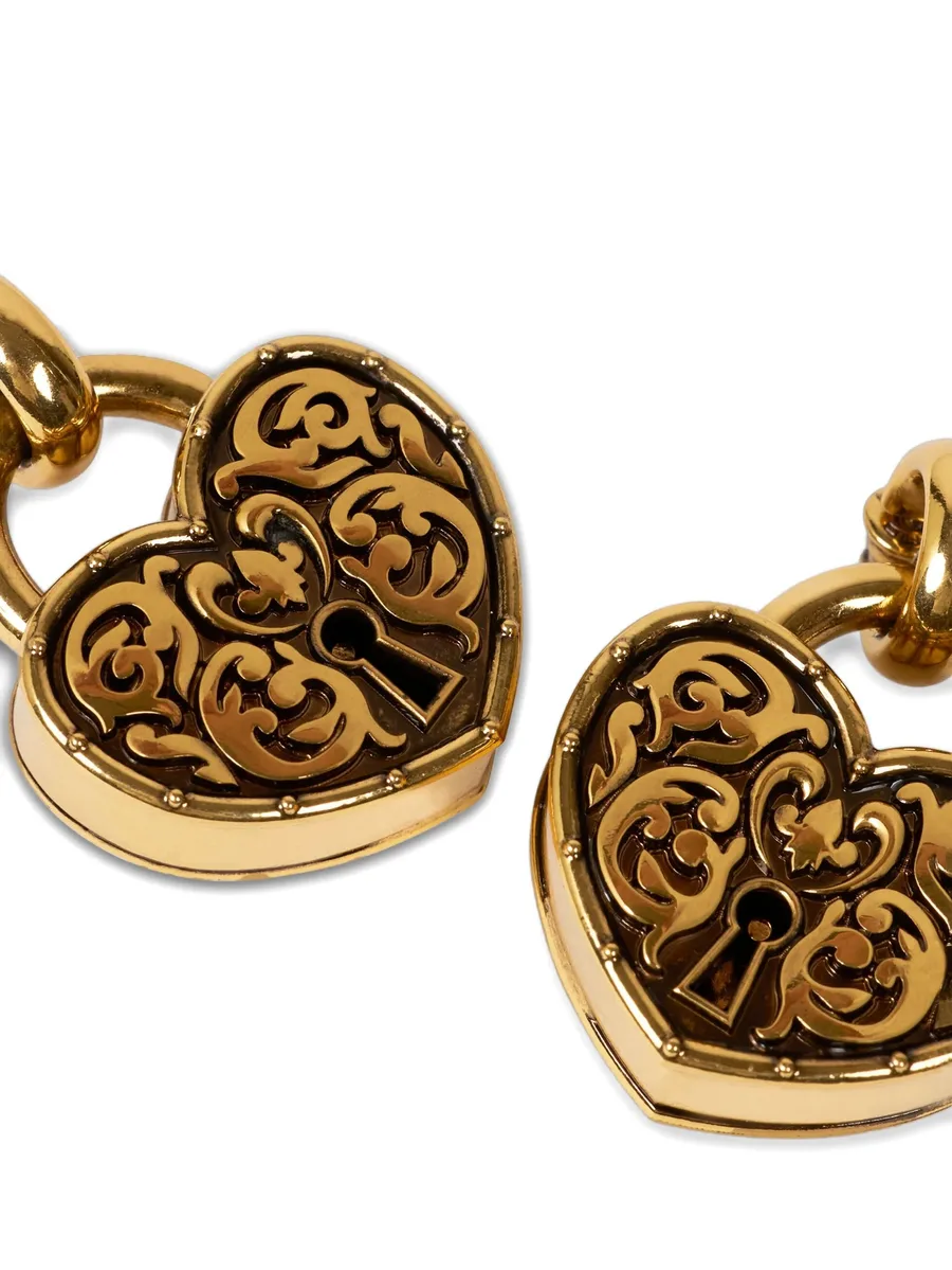 серьги Heart Padlock 6