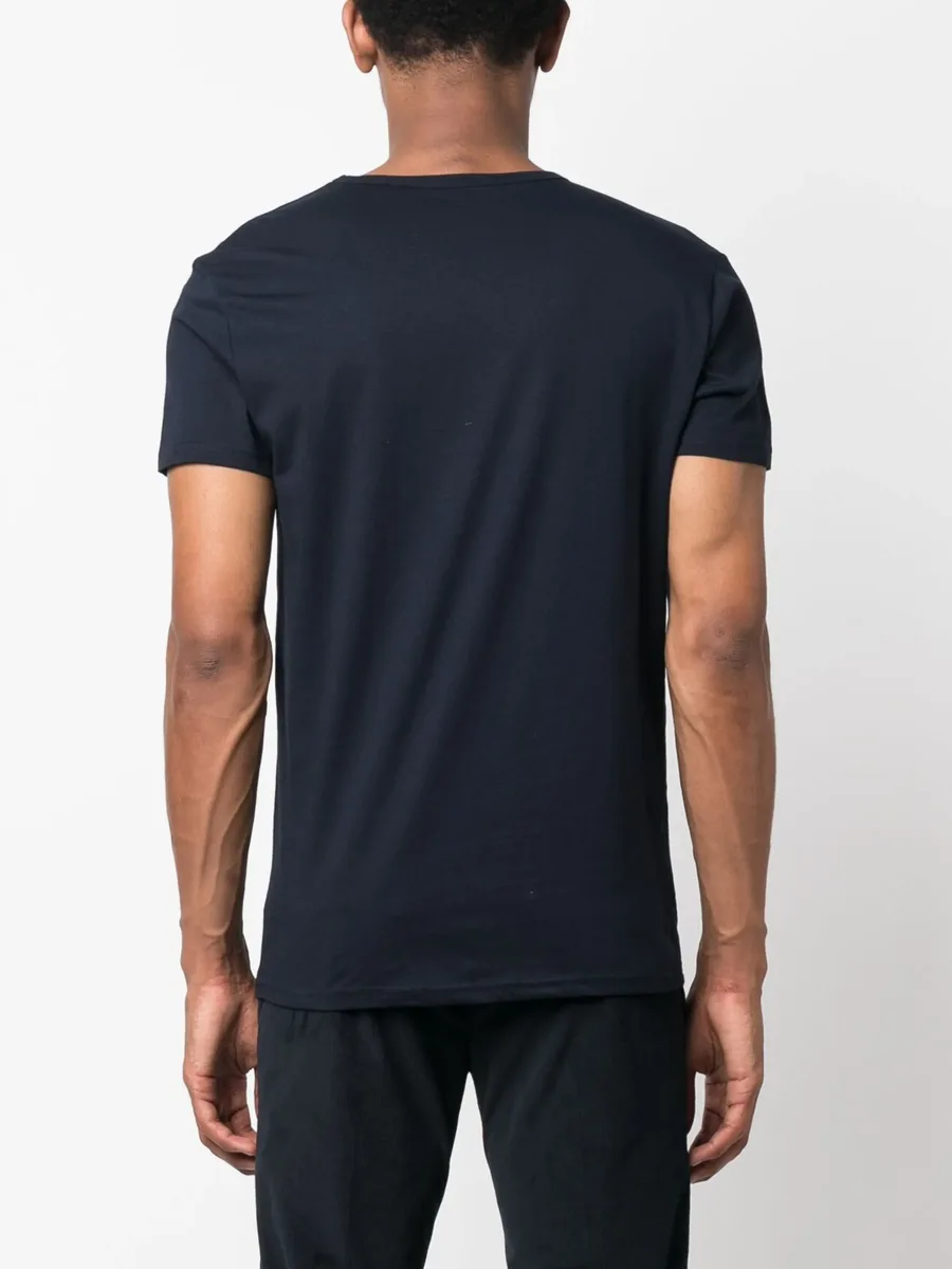 logo-print cotton T-shirt (pack of three) 8