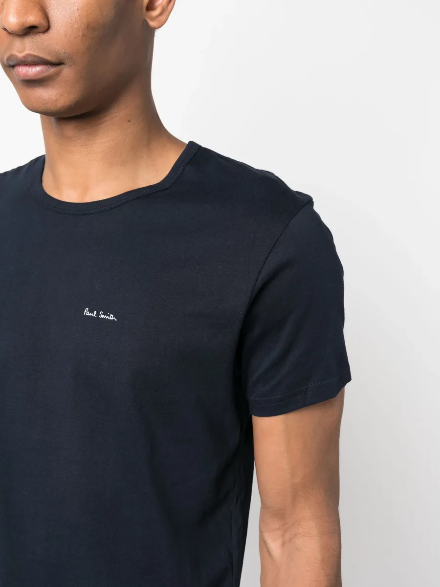 logo-print cotton T-shirt (pack of three) 10