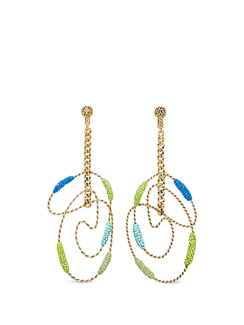 серьги-кольца Runway Swirl