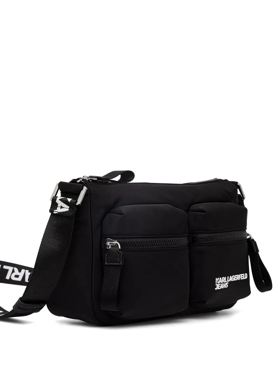 logo-print cross body bag 4