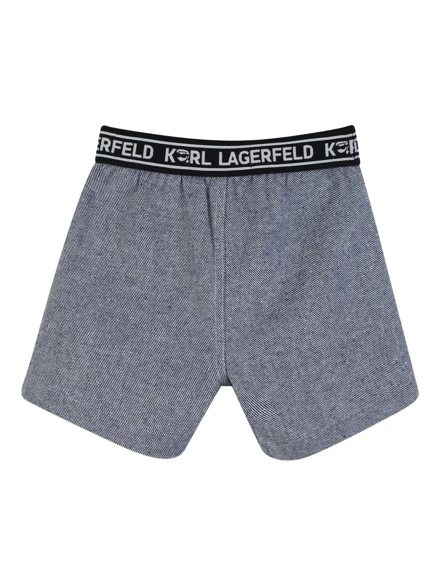 logo-waistband shorts set 12