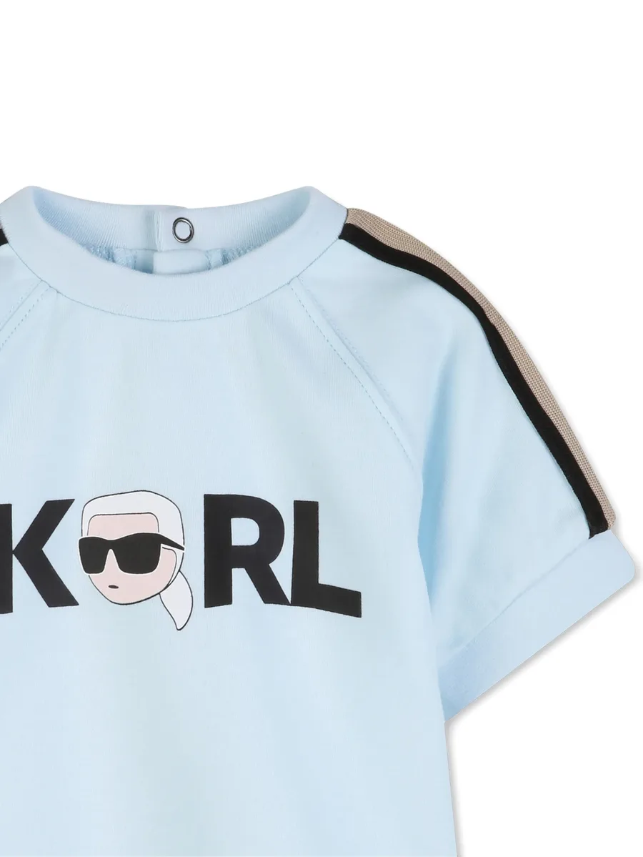 logo-waistband shorts set 13
