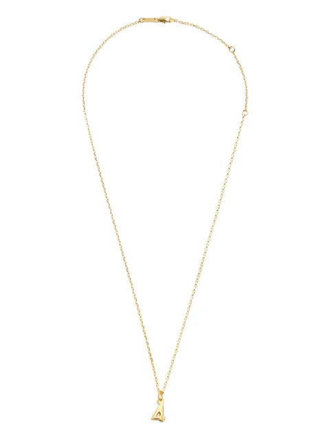 number-pendant necklace