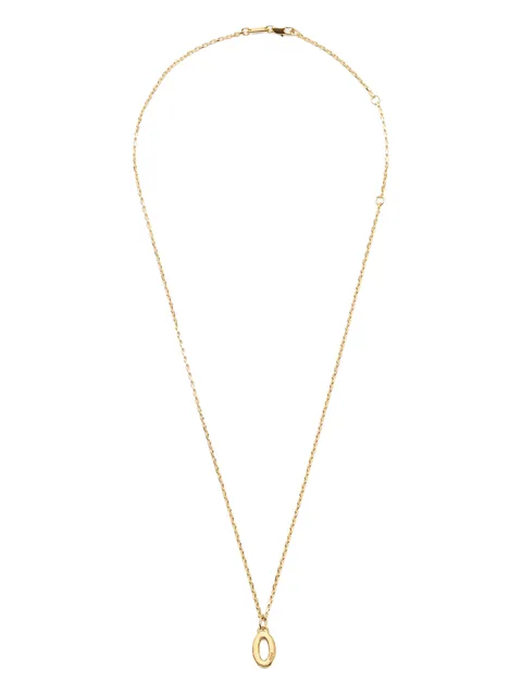 hammered-pendant necklace