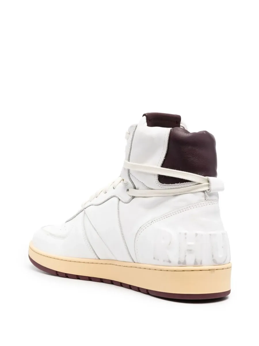 panelled high-top sneakers 6