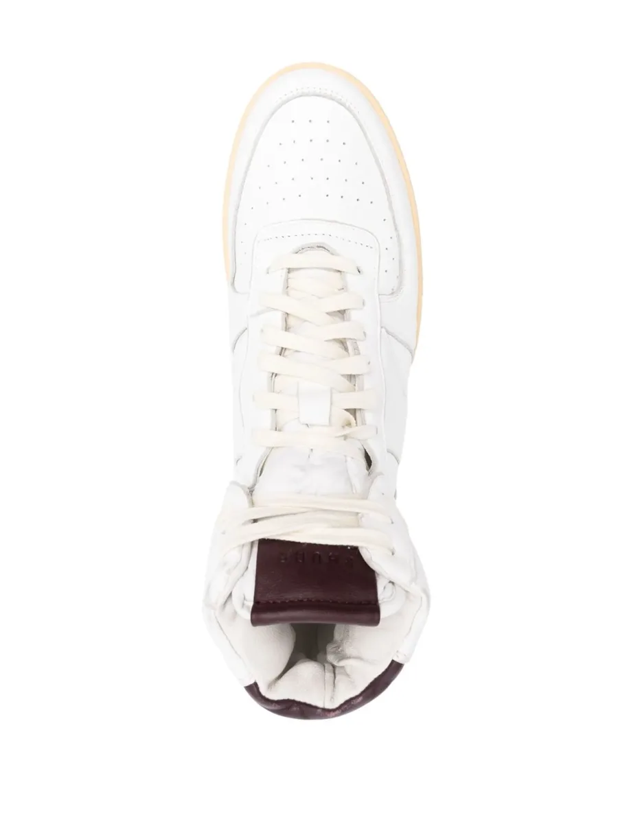 panelled high-top sneakers 7