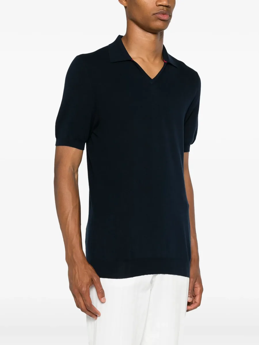 fine-knit cotton polo shirt 5